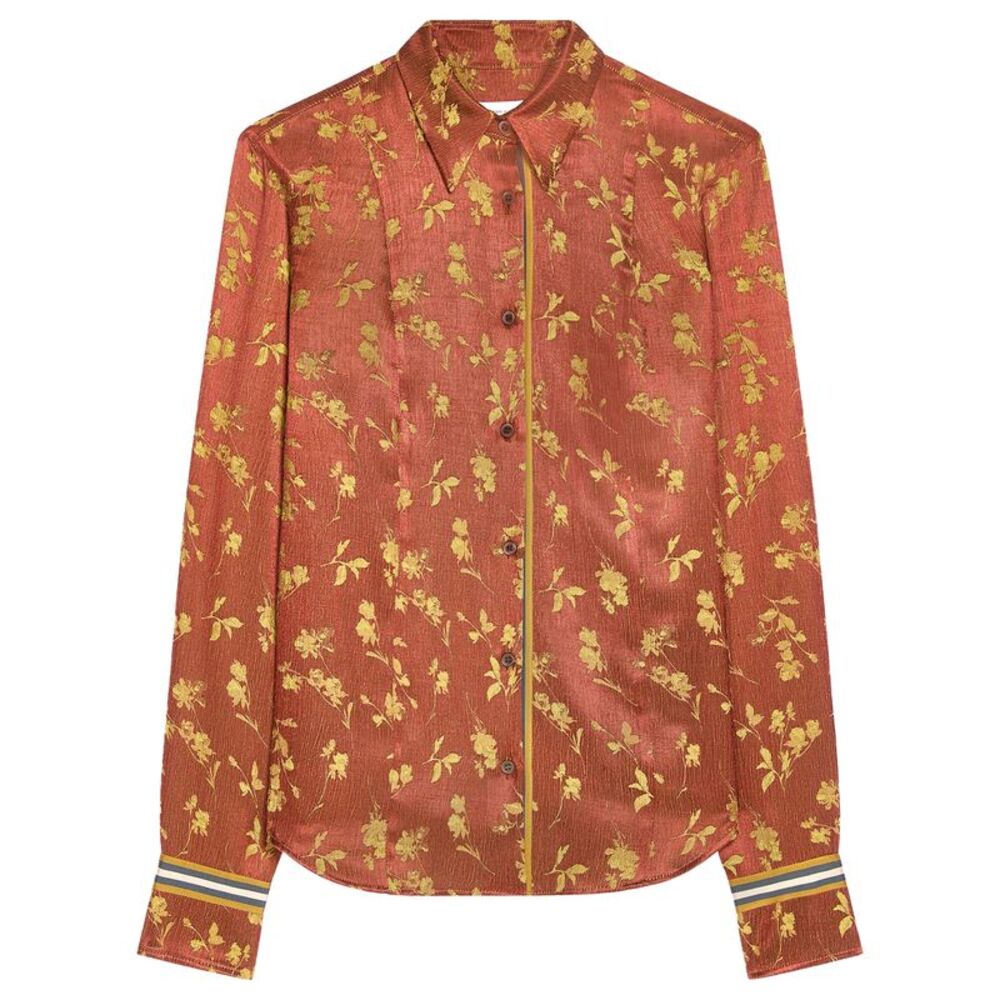 Camicia Jacquard Floreale Women
